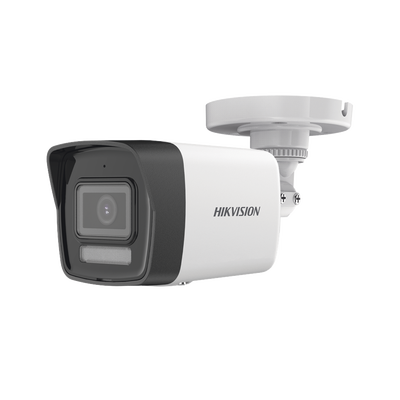 [N4-DS-2CE16K0T-LFS-217238] [Dual Light + ColorVu] Bala TURBOHD 3K (5 Megapixel) / Lente 2.8 mm / 30 mts IR + 20 mts Luz Blanca / Gran Angular 104.9° / Exterior IP67 / Micrófono Integrado / dWDR / 4 Tecnologías / Metal