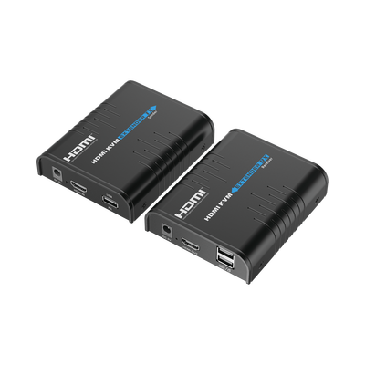 [N4-TT373KVM4.0-205640] Kit extensor KVM (HDMI y USB) hasta 120 metros / Resolución 1080P @ 60 Hz / Soporta STP y UTP CAT6 /  Soporta Switch Gigabit para control KVM múltiple / Soporta hasta 253 receptores / Transmite el Video y Controla tu DVR vía USB