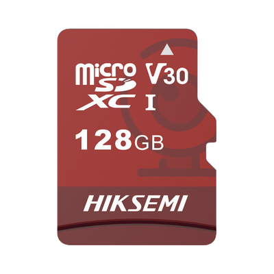 [N4-HS-TF-E1/128G-218974] Memoria microSD / Clase 10 de 128 GB / Especializada Para Videovigilancia (Uso 24/7) / Compatibles con cámaras HIKVISION y Otras Marcas / 95 MB/s Lectura / 50 MB/s Escritura