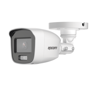 [N4-B8-TURBO-C/A-211957] [ColorVu] Bala TURBOHD 2 Megapíxel (1080p) / Microfono Integrado / Imagen a color 24/7 / Lente 2.8 mm / METAL / Luz Blanca 20 mts / Exterior IP66 / TVI-AHD-CVI-CVBS / dWDR