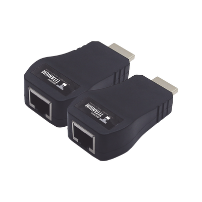 [N4-TTHDMI2RJ-228485] Kit Extensor 25m convertidor Señal HDMI a UTP (Cat5e/Cat 6)  / Calidad PREMIUM