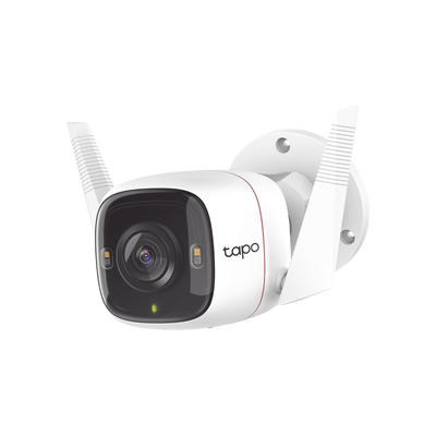 [N4-TAPO-C320WS-208812] Cámara IP 4 Megapixel (2K) / Lente 3.18 mm / Wi-Fi / 30 mts IR / Exterior IP66 / Audio Bidireccional / Micro SD  hasta 256 GB / Compatible con Google y Alexa