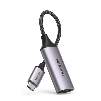 [N4-70444-210867] Cable Adaptador USB C a HDMI 4K@60Hz / Convertidor Thunderbolt 3 / Caja de Aluminio / HDMI V2.0 / 3D / Longitud del cable 10cm