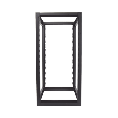 [N4-EI-QR-3224-R2-200308] Rack Estándar 19" de 4 Postes, Acero, 24 Unidades, Profundidad Ajustable.