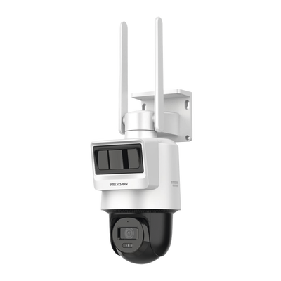 [N4-DS-2DE2C400IWG-K/4G/C09S20/LA-232985] Kit Solar IP All in One / Doble Detección (Radar + PIR) / PT IP 4 Megapixel / Lente 4 mm / Panel Solar / Batería de Respaldo de Litio 90Wh (Hasta 2 días) / Conexión 4G / Audio de Dos Vías / Accesorios de Inst. / Direc